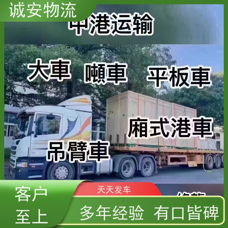 诚安物流 10吨车 阳江到深圳 一般贸易买单报关 半天到