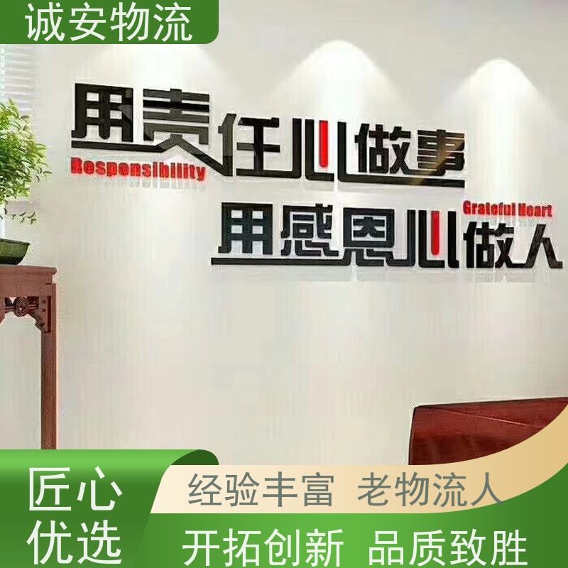 诚安物流 40尺自备柜 阳江到深圳 出口报关 半天到