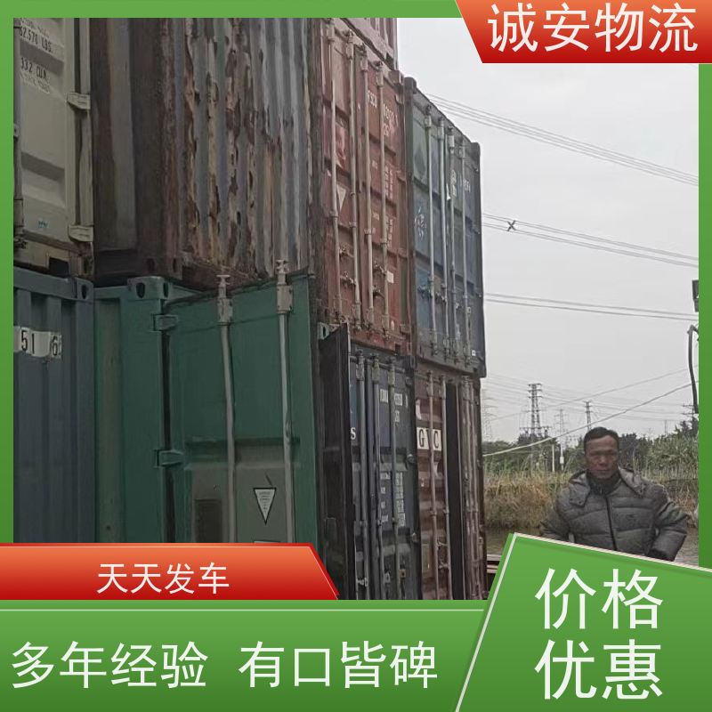 诚安物流 40尺自备柜 河源到东莞 进口报关 隔天到
