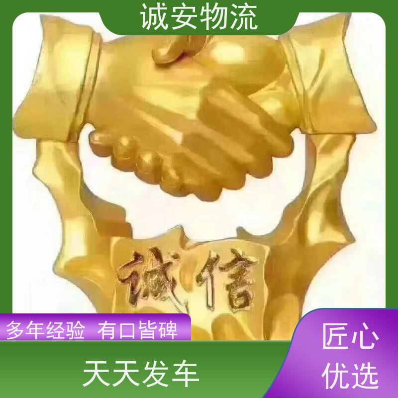 诚安物流 40尺自备柜 河源到香港 陆运送货到门 半天到