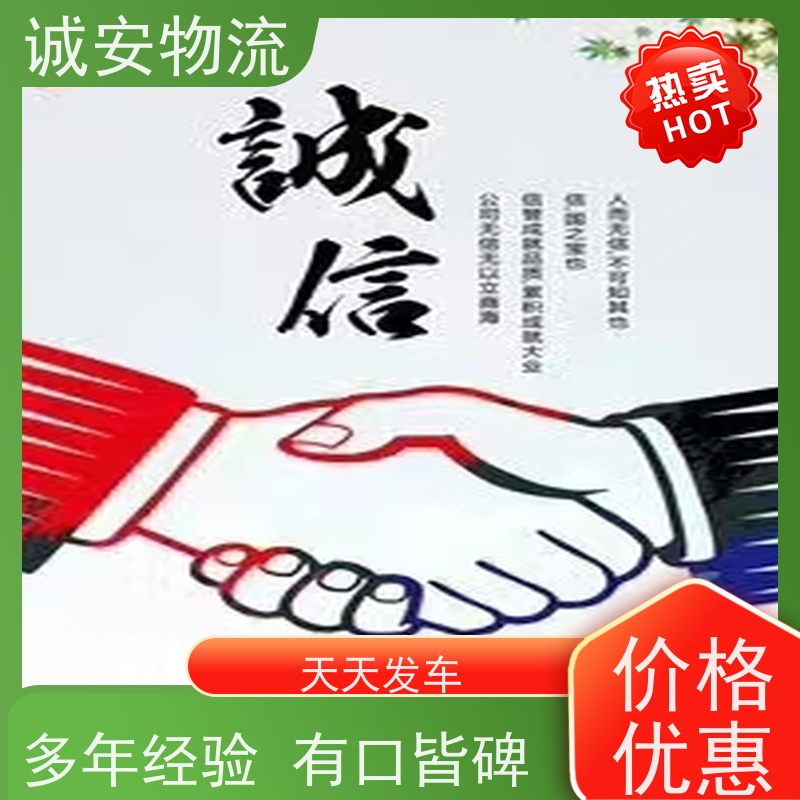 诚安物流 平斗车盐田拖柜服务 一天到港 经久耐用