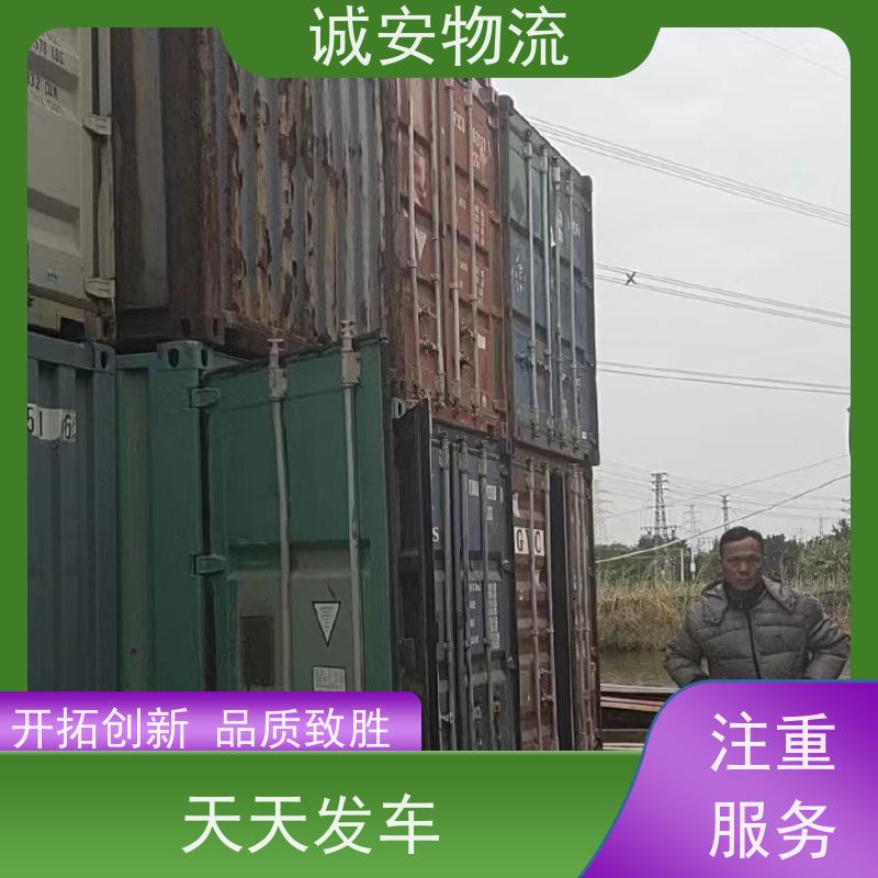 诚安物流 40尺自备柜 河源到香港 陆运送货到门 隔天到