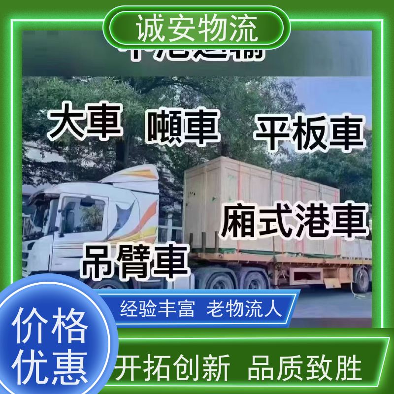诚安物流 40尺自备柜 广州到澳门 出口报关 次日到