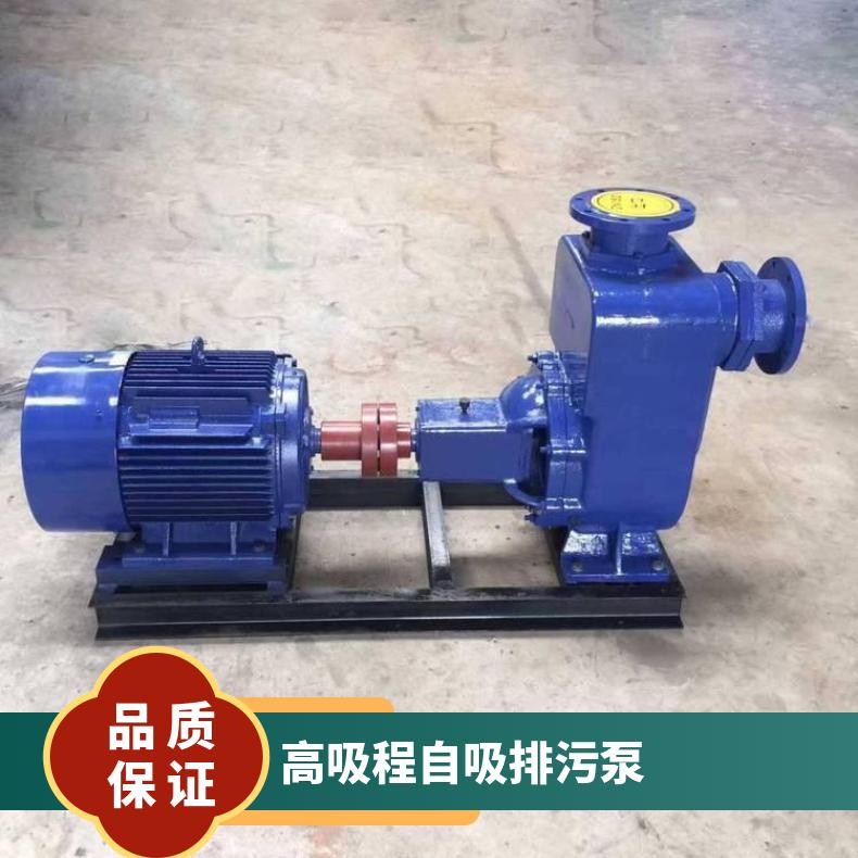 ZWL150-150-20 高吸程自吸排污泵 卧式 单叶轮 电动 不阻塞 10m~60m