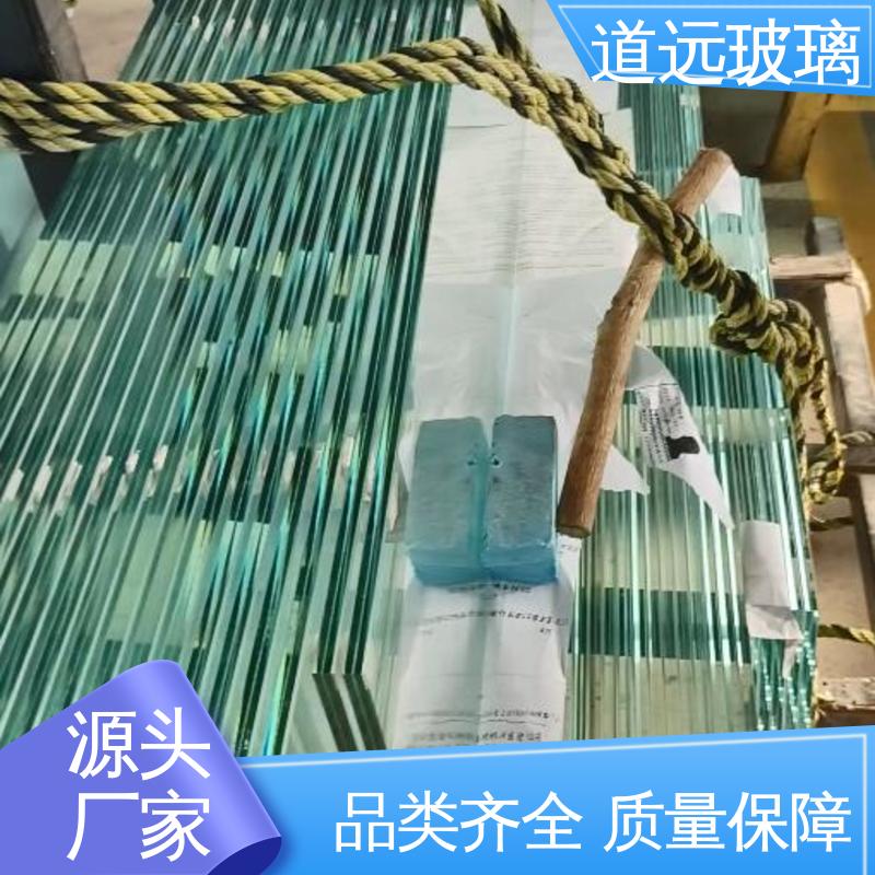 道远 透光不透形 可任意弧度弯曲 超白钢化玻璃 旋转楼梯