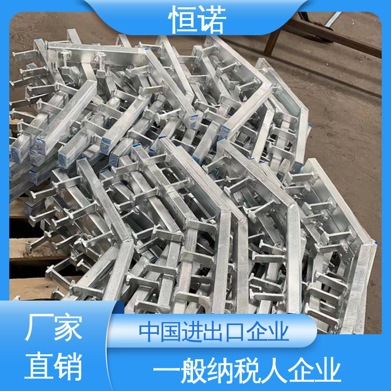 恒诺 玻璃幕墙预埋件 订做异型件 耐腐蚀光滑无毛刺 厂家供应