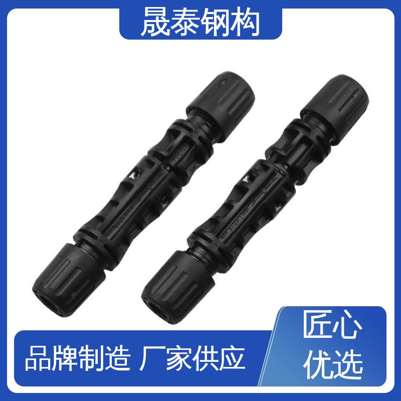 面板式光伏储能防水接头 电线缆2芯 快速 太阳能逆变器板端插头 T型