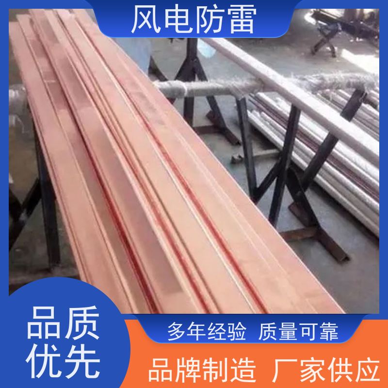 风电防雷 规格齐全 可定制 安装简便 节省人工成本 铜覆钢扁钢40*4mm