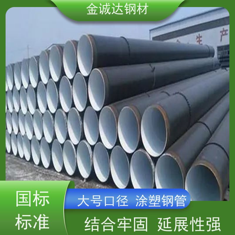 金诚达 镀锌涂塑钢管厂 外径16-820mm 支持定制 切割均匀 