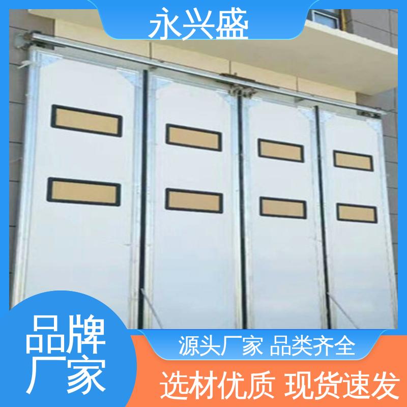 武 汉车间工业折叠门 彩钢板电动推拉门 抗风机库门厂家质量优越