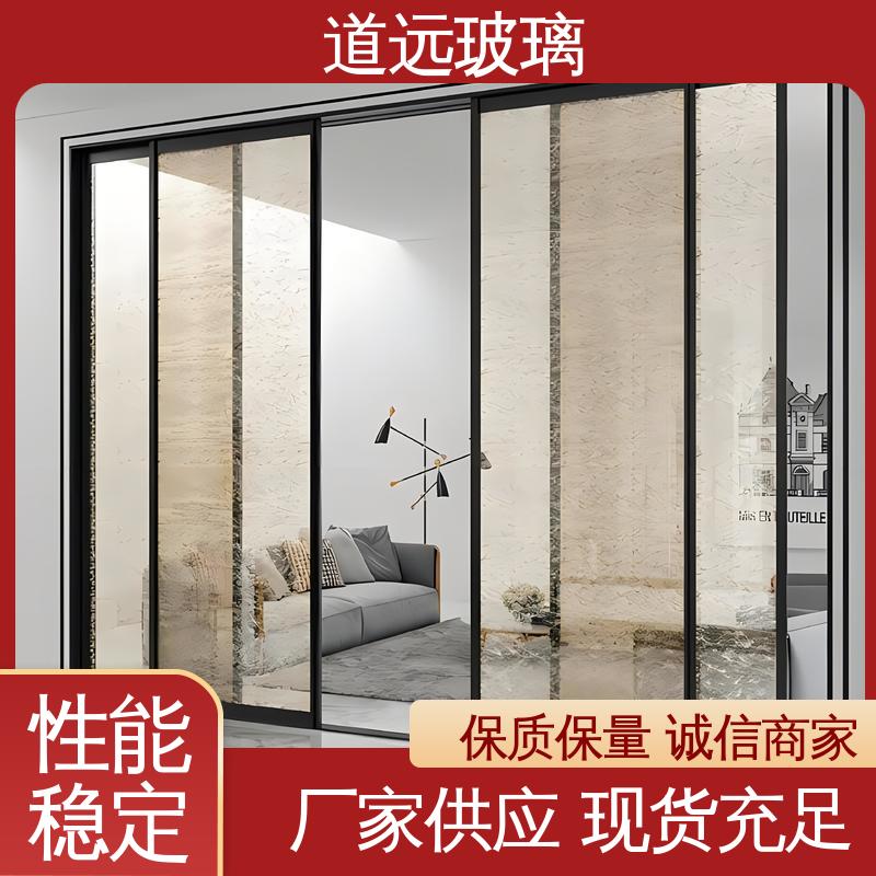 双层钢化 艺术夹丝玻璃 现代简约风 透光不透形 道远