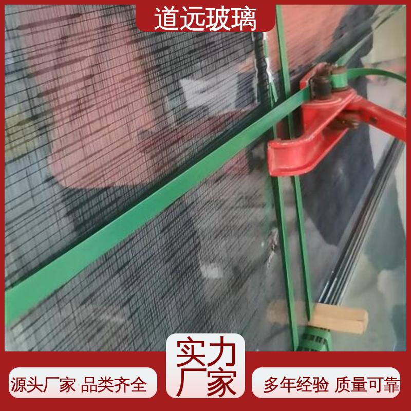 夹丝玻璃 中式山水 尺寸可定制 隔音隔热防滑 道远
