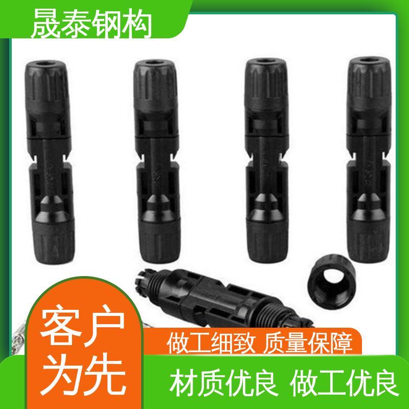 面板式光伏储能防水接头 快速 插头组件转换电池板 电线缆2芯 T型