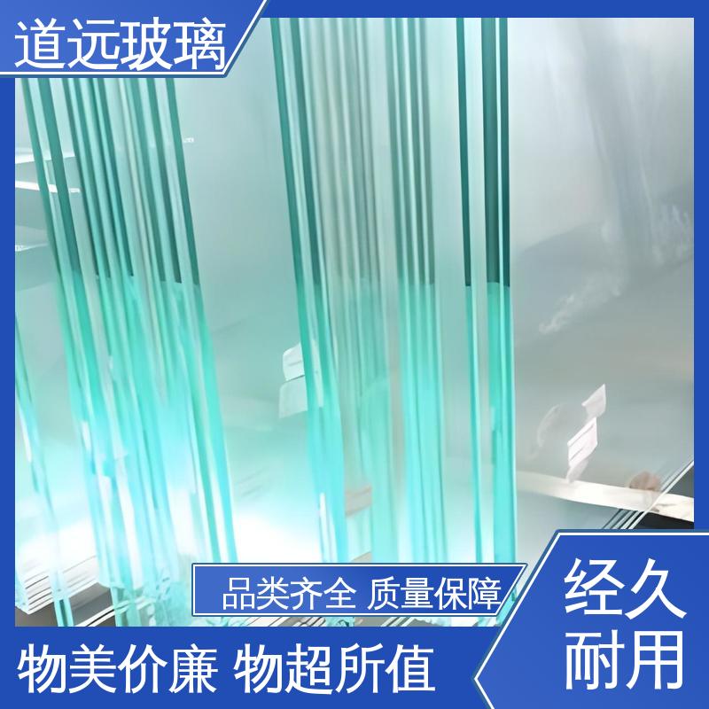 可支持定制 超白玻璃 透光不透形 艺术内雕 道远
