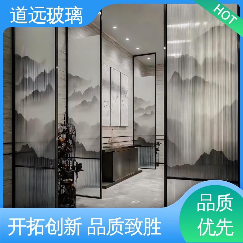 道远 可支持定制 高强度抗冲击 夹绢玻璃 双层钢化