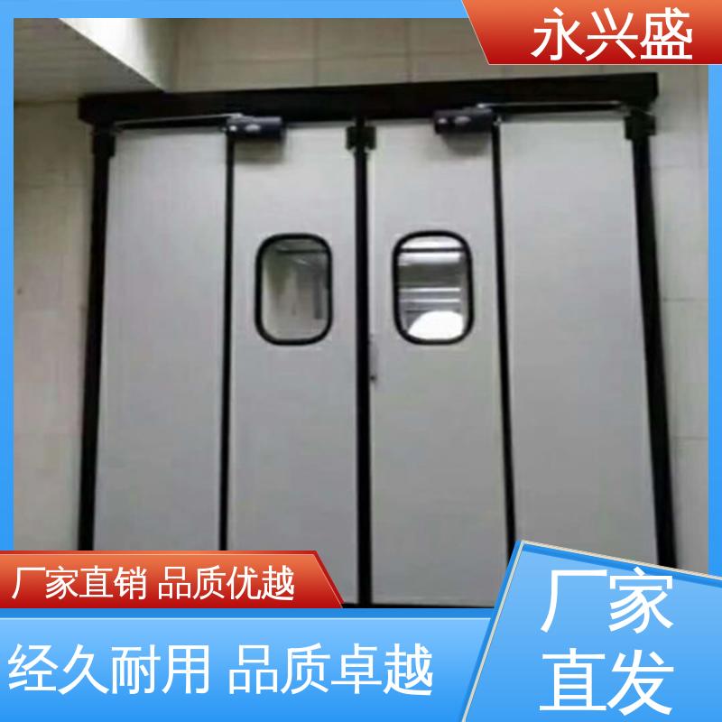 工厂车间彩钢板工业折叠门 隔热保温 多扇开闭节省安装空间