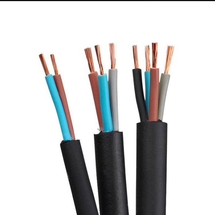 银顺品牌YZW橡套电缆3*4+2*2.5中型紫铜软电缆