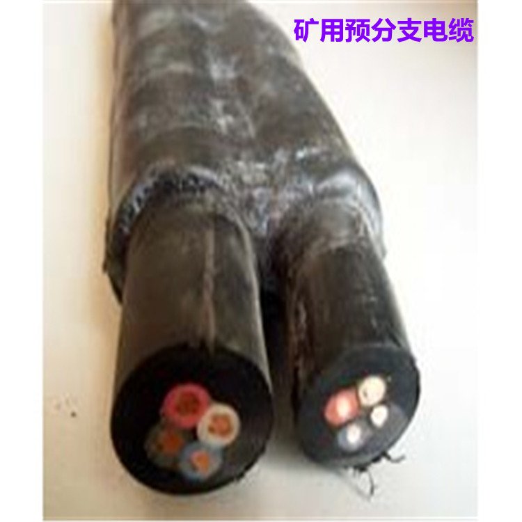 小猫牌MY3矿用井下4芯阻燃防爆分支电缆12mm黑色