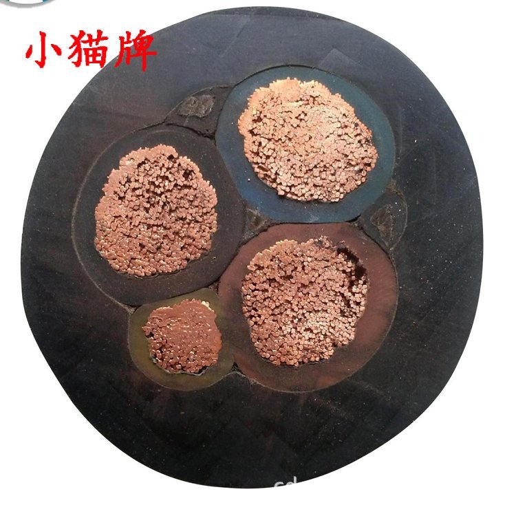 小猫牌紫铜芯YCW-J450/750V卷筒电缆3mm护套