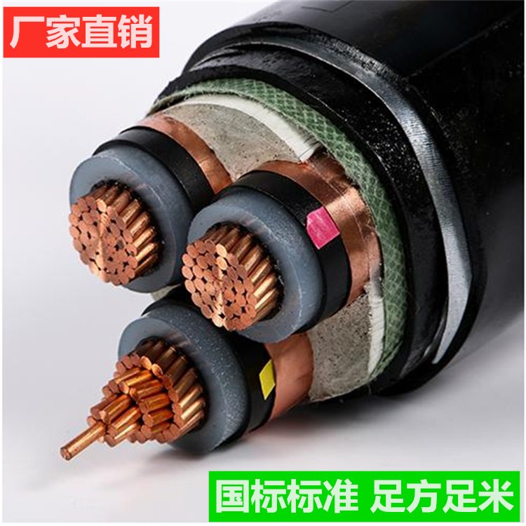 银顺BP-YJVP2变频电缆 中压黑色屏蔽电力电缆