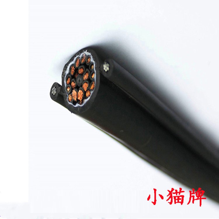 KVVRC10x1.5行车电缆 小猫牌 KVVRC9X1.0带钢丝绳控制电缆