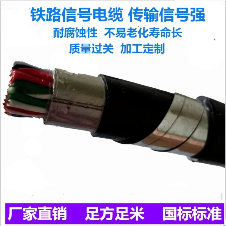 天联PTYA铁路信号电缆PTYA23铠装多芯紫铜线1.0圆线