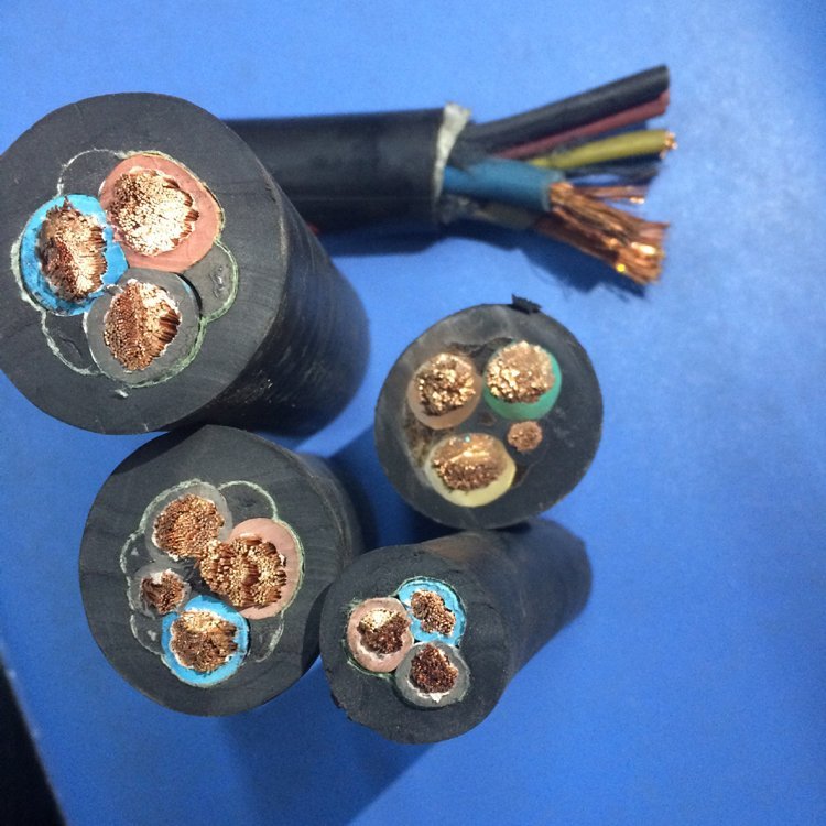 小猫牌YCW橡套电缆 黑色护套2mm 多股铜丝国标外径