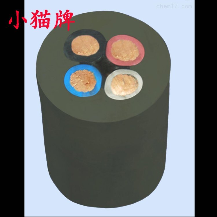 YHD耐低温 耐磨橡套软电缆 小猫牌 YZW中型橡胶线