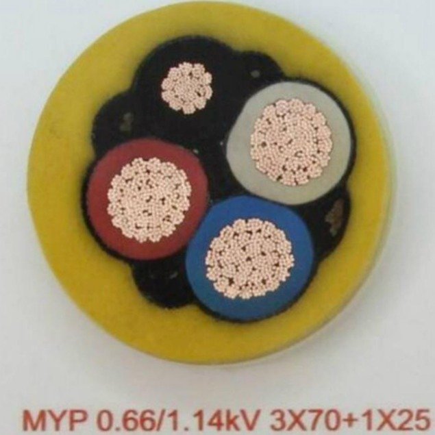 myp3*25+1*16煤矿用电缆 MYP3*35+1*16矿用屏蔽电缆 银顺牌