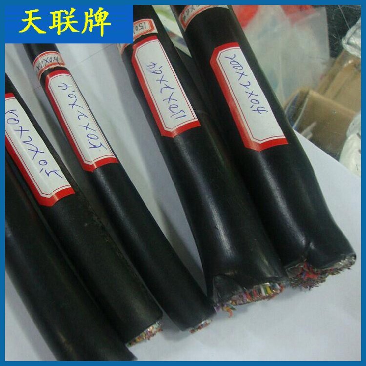 天联品牌HYA市话电缆 多芯紫铜线芯 黑色PVC护套