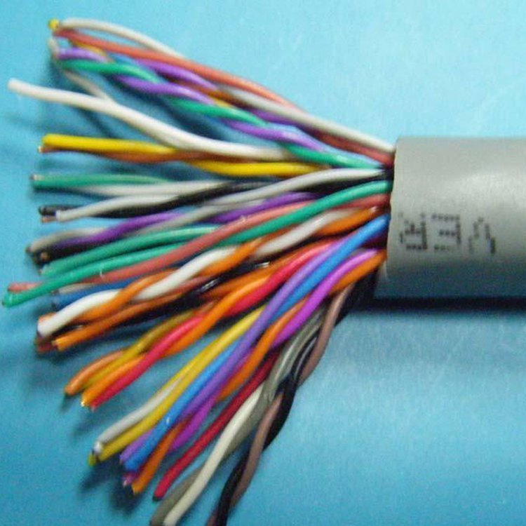 HYAC电线杆架空电话线50X2X0.5 小猫牌 HYA23地埋铠装通信电缆