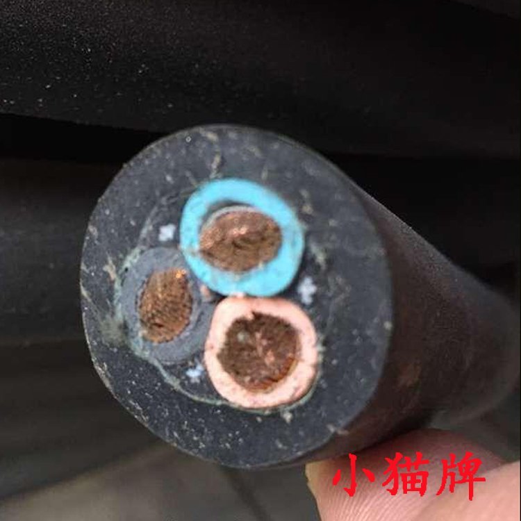 小猫牌YCW450/750V重型橡套软电缆耐磨黄护套2mm