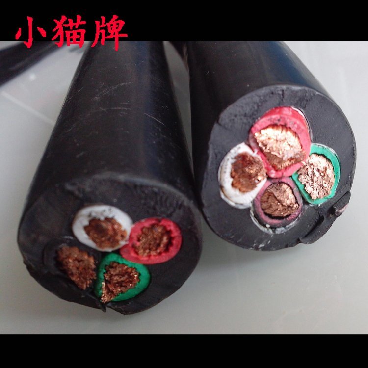 YCWP 5*6屏蔽橡胶电缆 小猫牌 YCW 重型橡套软电缆