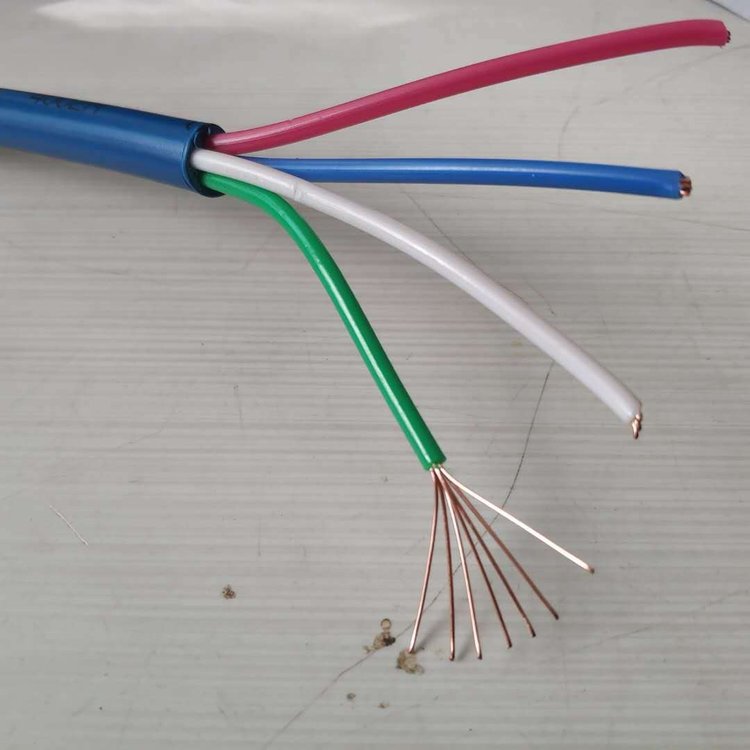 煤矿用通信电缆MHYV3X2X7/0.37矿用监控信号电缆