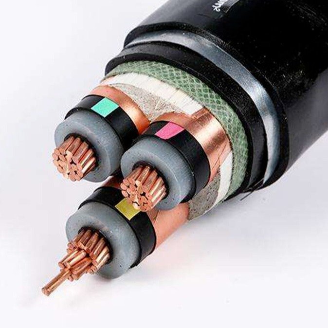 银顺品牌YJV22 8.7/15KV 3X120紫铜芯铠装电缆