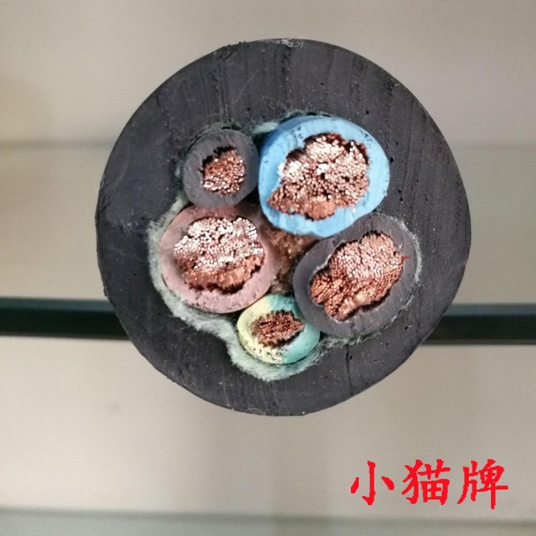 YCW耐磨橡套软线 小猫牌 YZW中型橡胶电缆 野外耐油污