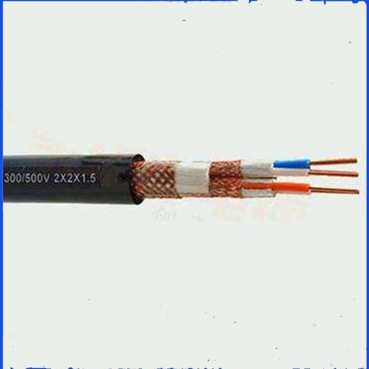 银顺品牌IA-JYVP-2B仪表电缆 1X2X1.5双绞屏蔽PVC线