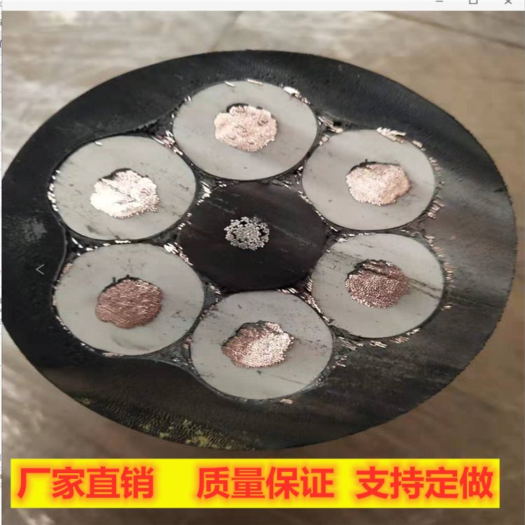 银顺牌卷筒电缆YC-J3*25+2*10行车电缆 YCW-J钢丝加强型电缆