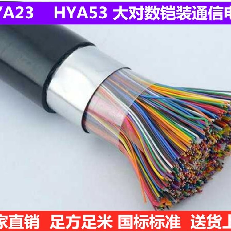 HYA23铠装大对数电缆 地埋通信电缆 市内电话电缆
