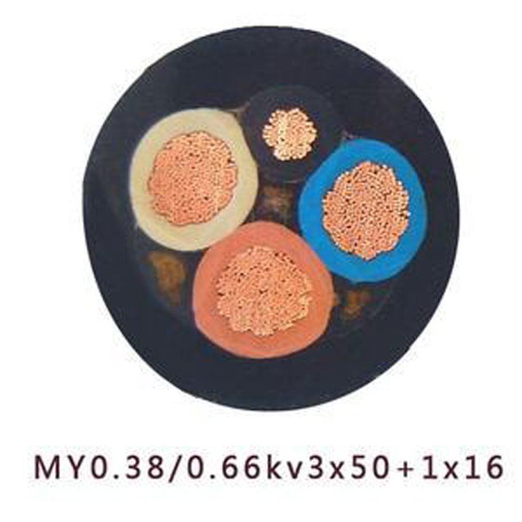 小猫牌MY矿用软电缆紫铜线多股芯国标外径2mm护套