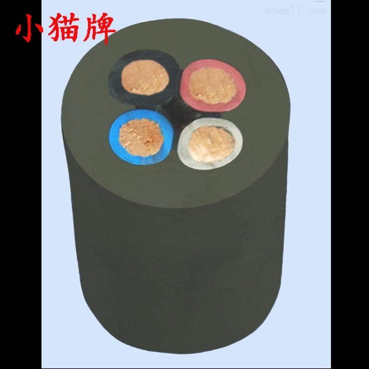 小猫牌YZW-J电缆 耐磨加强橡套线 紫铜线芯国标外径