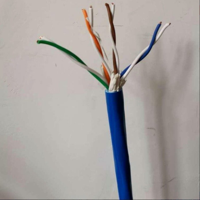 小猫监控网线MHYV型号，多芯PVC护套国标线，蓝色紫铜芯按需定做