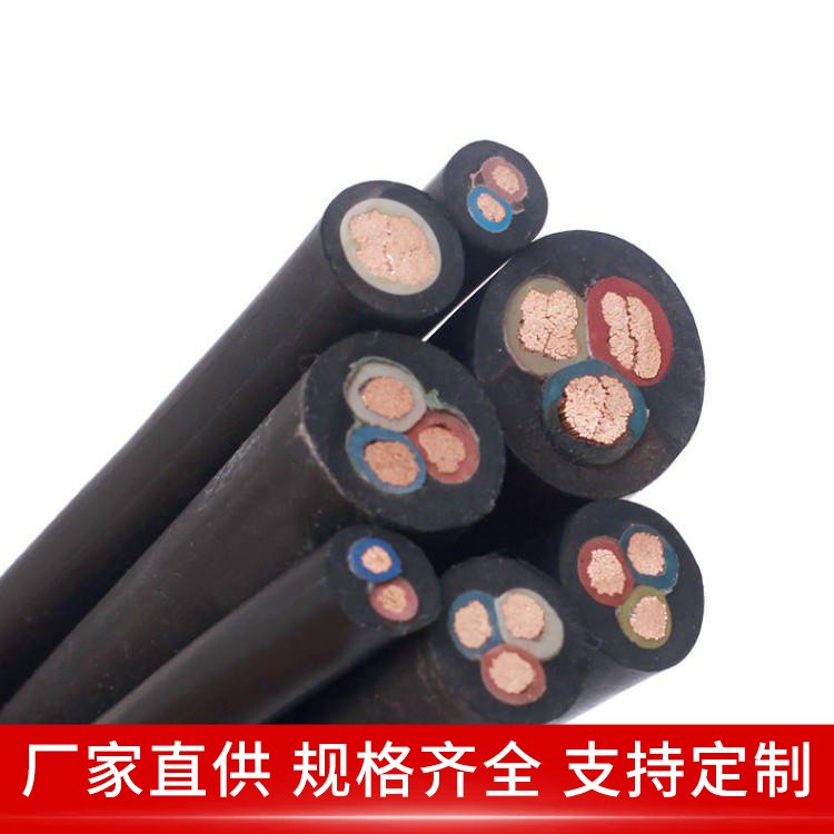 YZ中型橡套软电缆 2*2.5 耐卷绕 用于各类场景传输电能 银顺