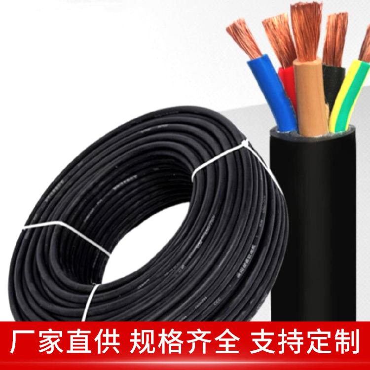 3*2.5+2*1.5 YCW橡套软电缆 抗干扰性强 用于地下建筑工程 银顺