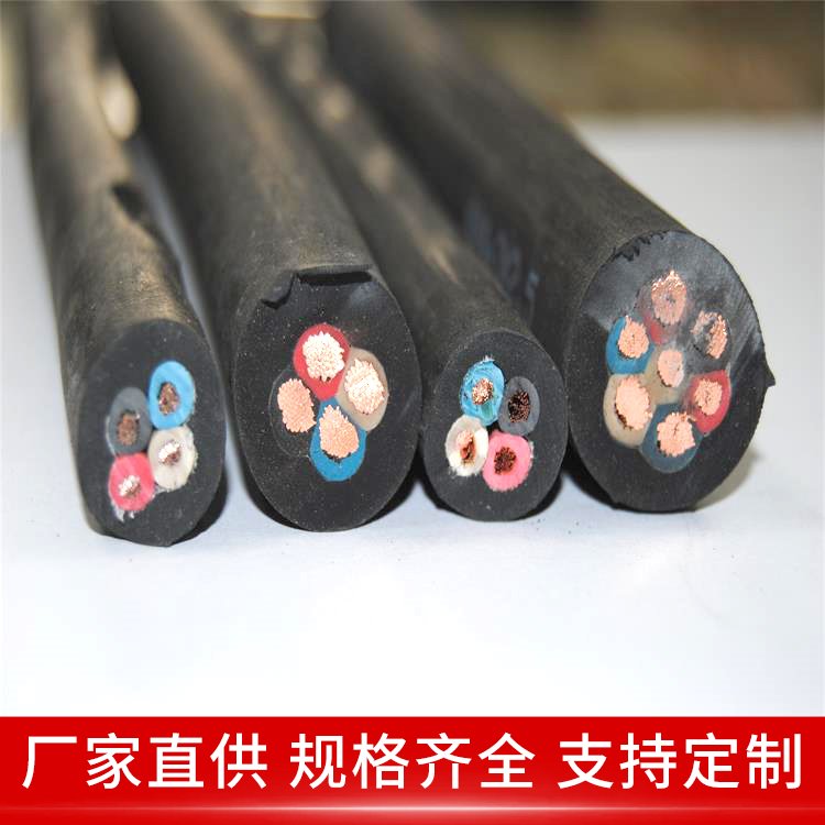 YCW橡套软电缆 3*16+1*10 防水防腐蚀 各种移动电气设备用 银顺