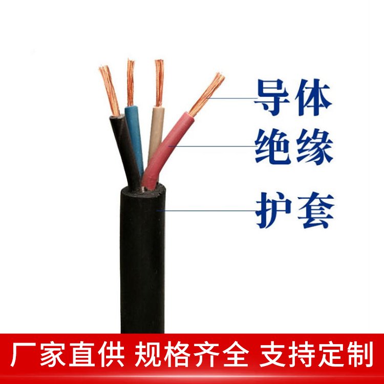 UGF高压橡套软电缆 6/10KV-3*10+1*10 耐油污 用于各种电器设备 银顺