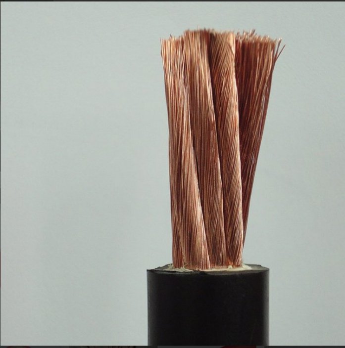 焊把线YH 25MM2 银顺牌 YHF50MM2电焊机电缆 铜芯 橡胶材质