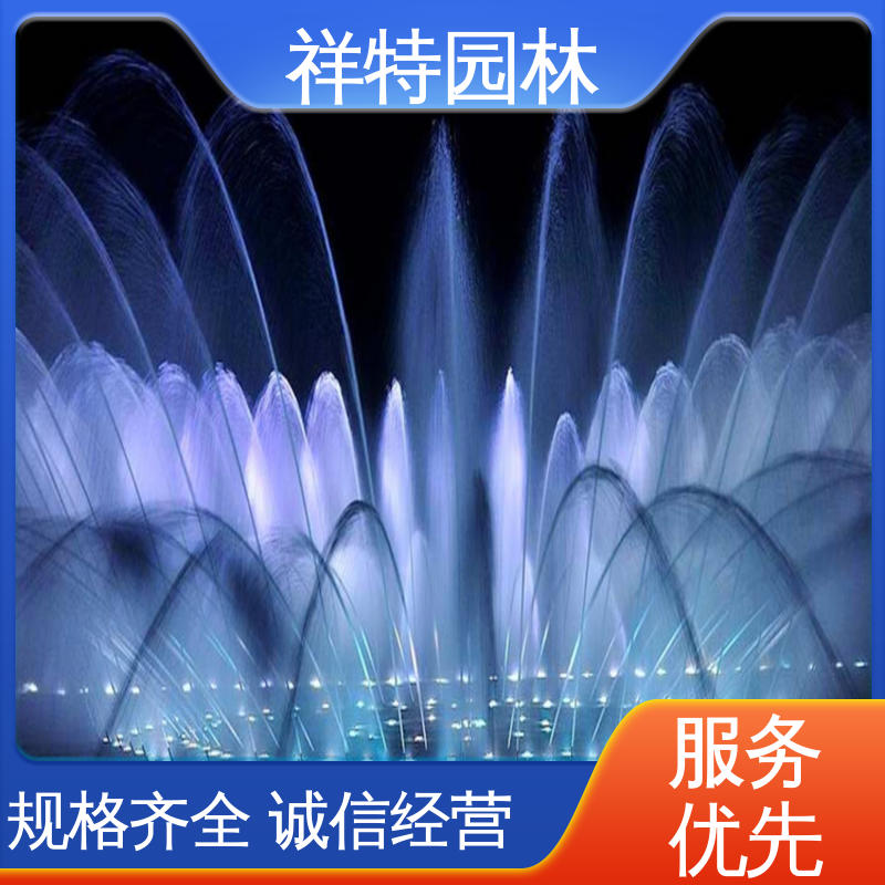 祥特 程序电脑控制 文旅灯光喷泉水秀 多年经验 可调万向直射