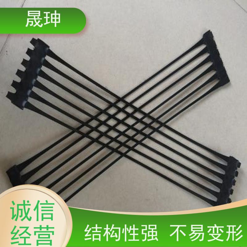 晟珅 实力厂家 经编单向土工格栅 结构合理 库存充足