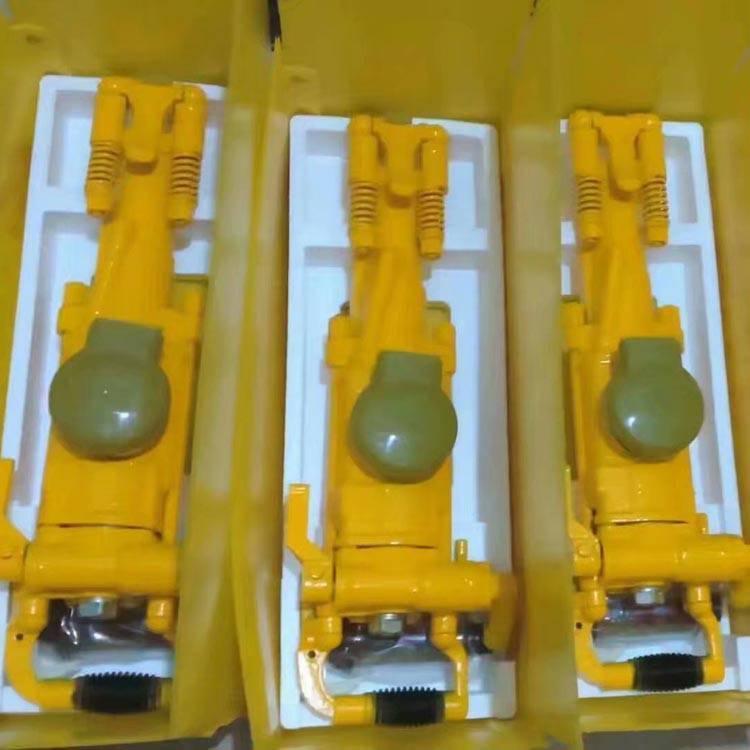 钻孔5米选用YT28气腿式凿岩机矿用气动隧道采矿破碎机